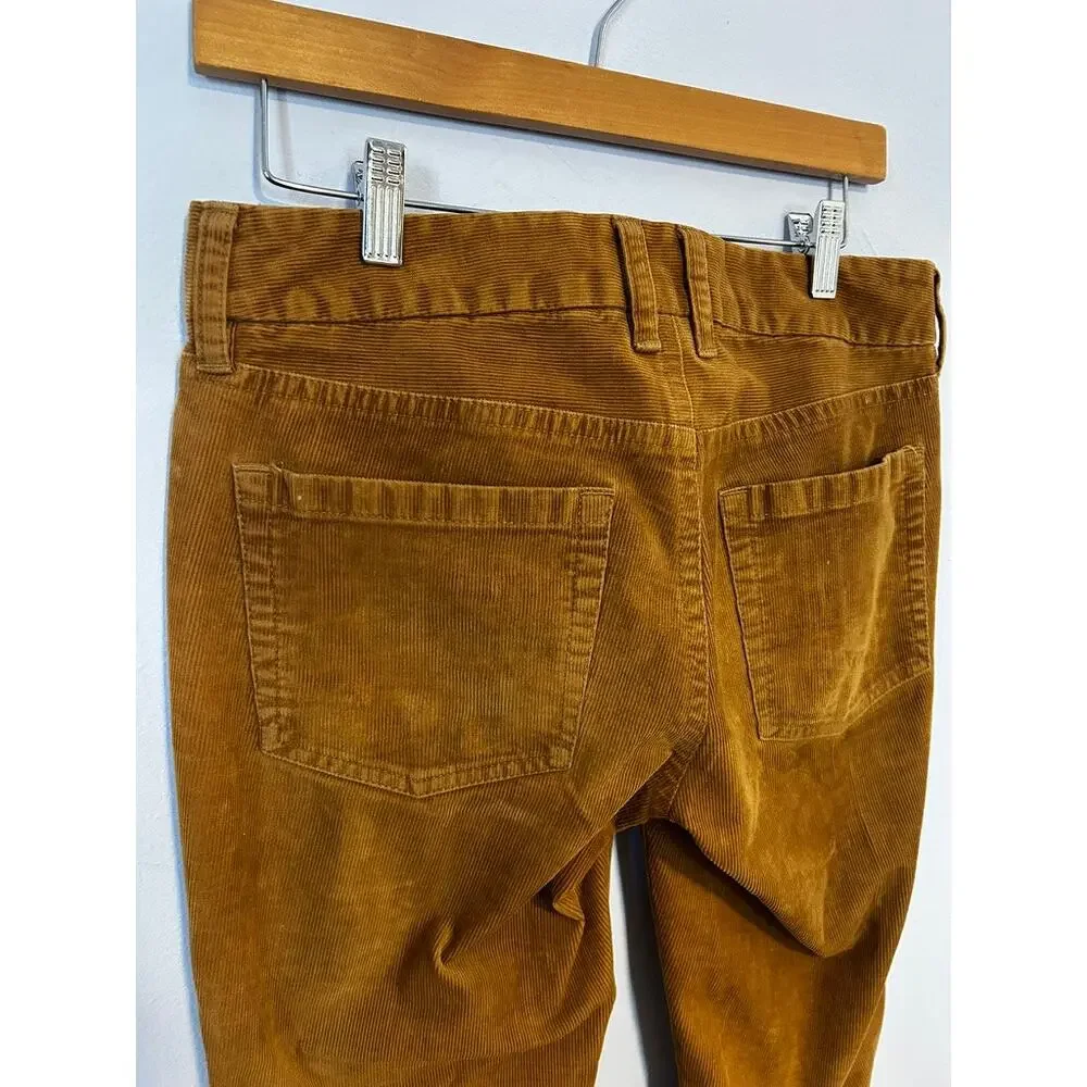 Brown J Crew Favorite Fit Loose Straight Corduroy Pants  - (Women's 28S‎ | 32S)